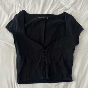 Abercrombie & Fitch Corset Crop Top